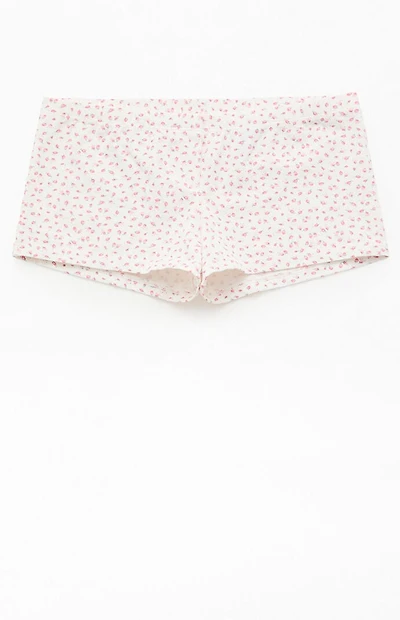 John Galt Pink Floral Boxer Boyshorts