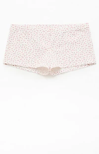 John Galt Pink Floral Boxer Boyshorts