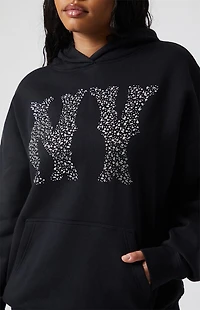 Pacsun NY Rhinestone Hoodie