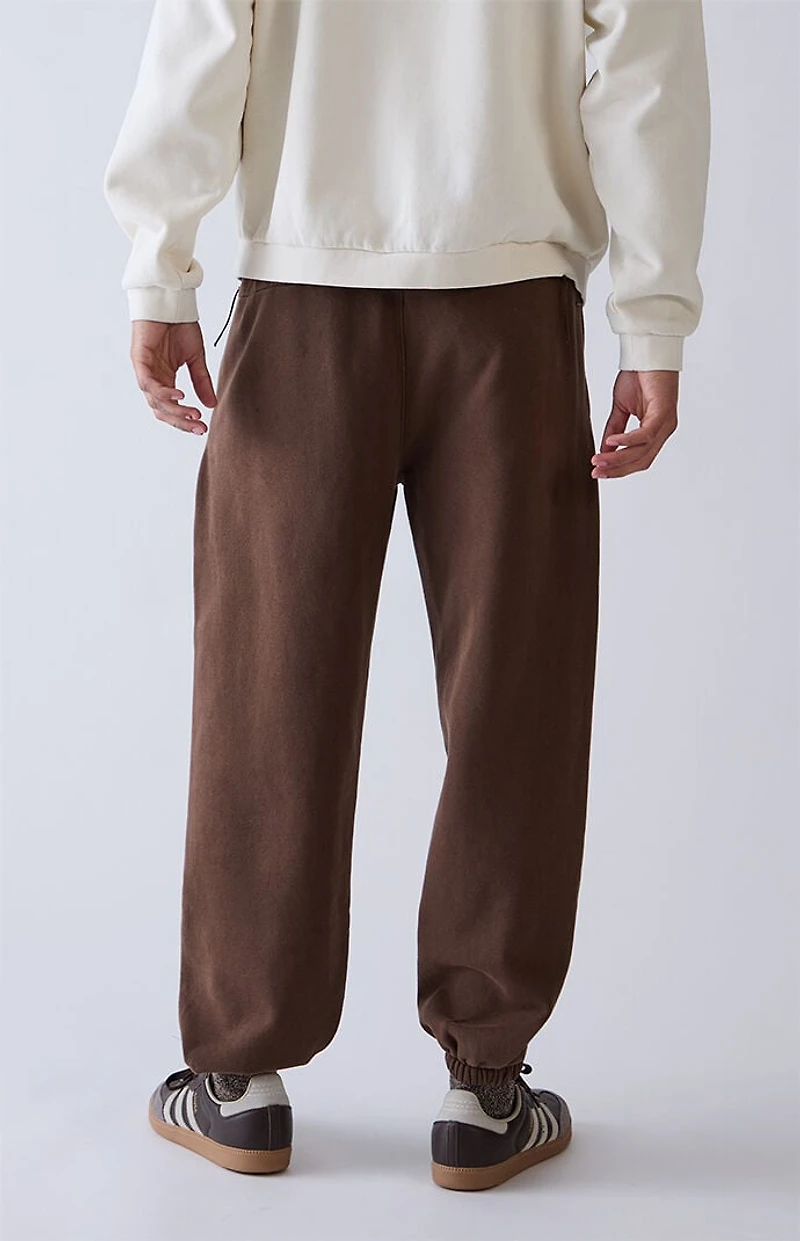 A.R.C. Brown Heavyweight Fleece Jogger Sweatpants