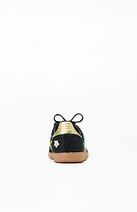 adidas Women's Black & Gold Floral Samba OG Sneakers