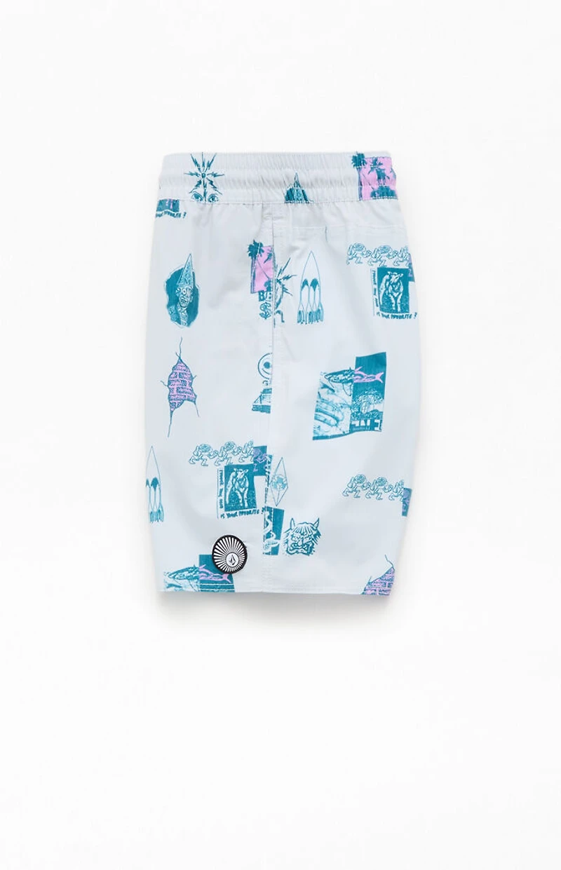 Volcom Psyche Cotton 7" Swim Trunks