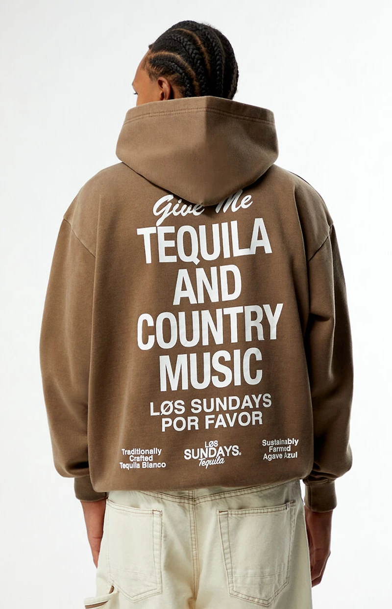 Los Sundays Tequila And Country Music Hoodie