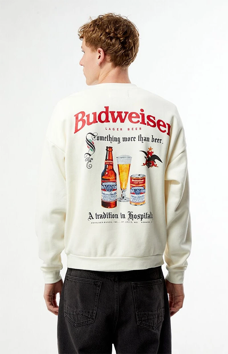 Budweiser By Pacsun Holiday Crew Neck Sweatshirt