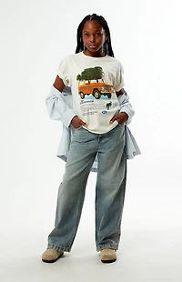 Pacsun Kids Baggy Jeans Light Indigo