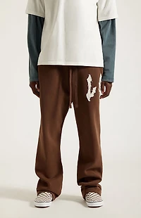 Pacsun LA Raw Applique Baggy Sweatpants
