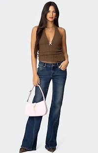 Edikted Willow Textured Halter Top