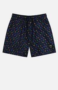 WeSC America Inc Zack Micro Palm AOP 5" Swim Trunks