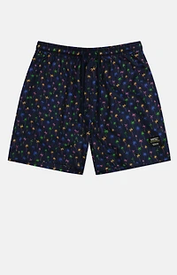 WeSC Zack Micro Palm AOP 5" Swim Trunks