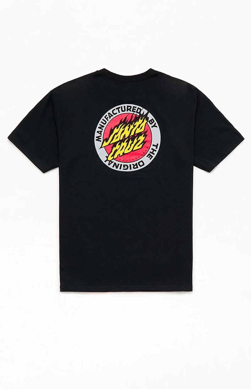 Santa Cruz Kids Flame Ringed Dot T-Shirt