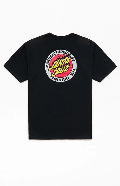 Santa Cruz Kids Flame Ringed Dot T-Shirt