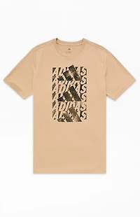 adidas Kids Woodland Camo Stack T-Shirt