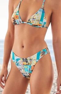 Roxy Postcards From Paradise High Cut Bikini Bottom