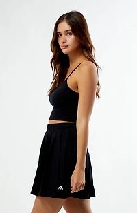 adidas Black Tiro Q2 Pleated Mini Skirt