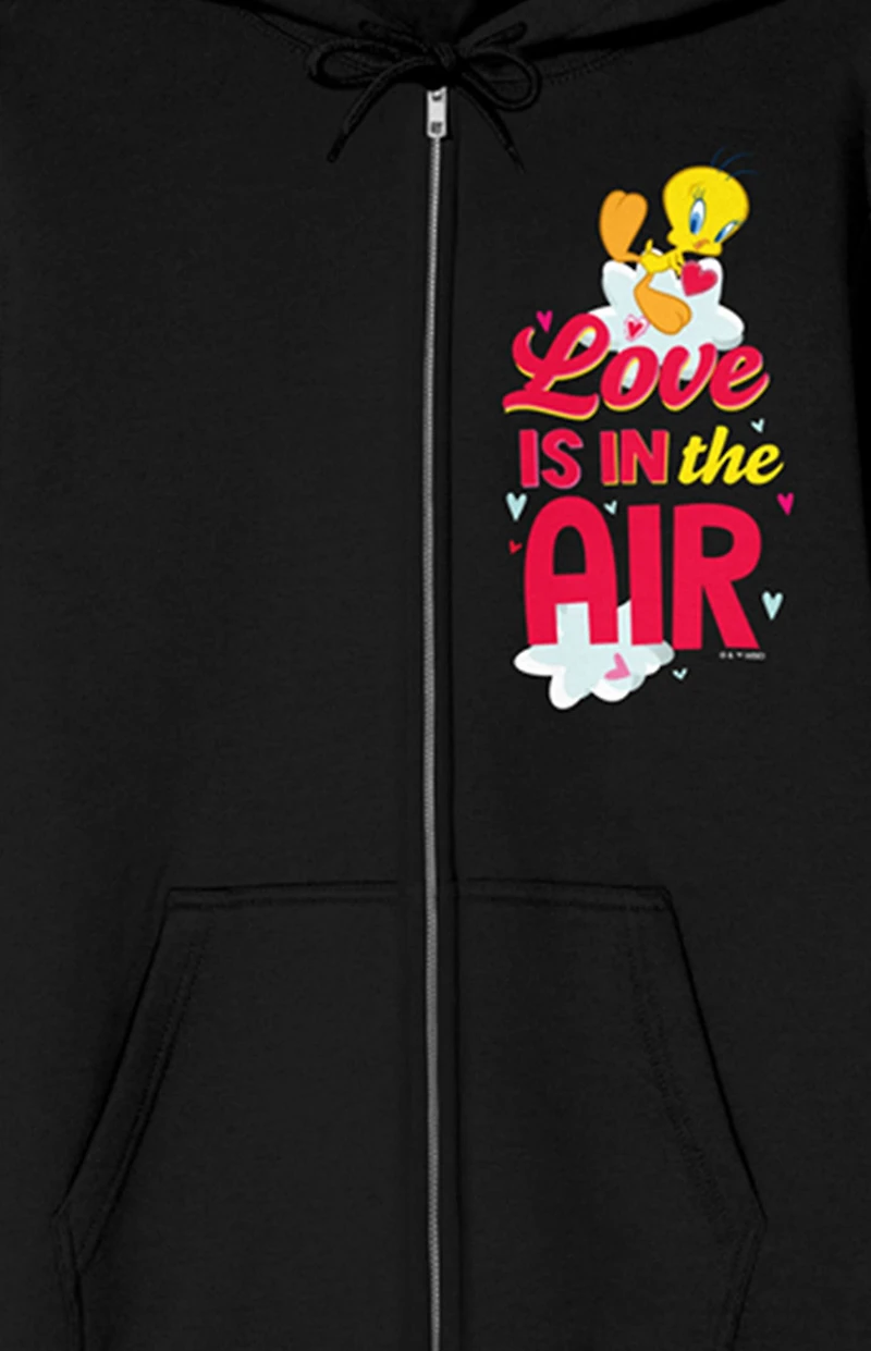 Looney Tunes Love Is The Air Zip Up Hoodie