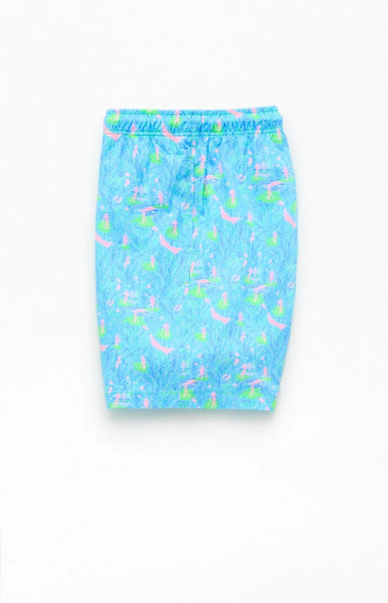 Bermies Golf Floral 5" Swim Trunks