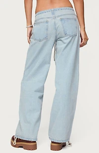 Edikted Meggie Low Rise Jeans