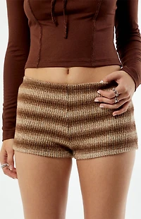 Your Favorite Striped Knit Micro Shorts