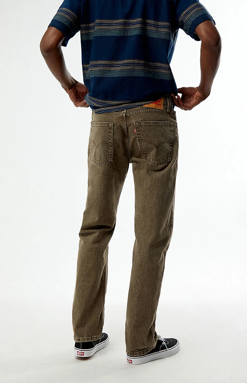 Levi's 555 Brown Relaxed Straight Jeans