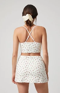 PAC 1980 WHISPER Active Floral Gemini Mini Skort