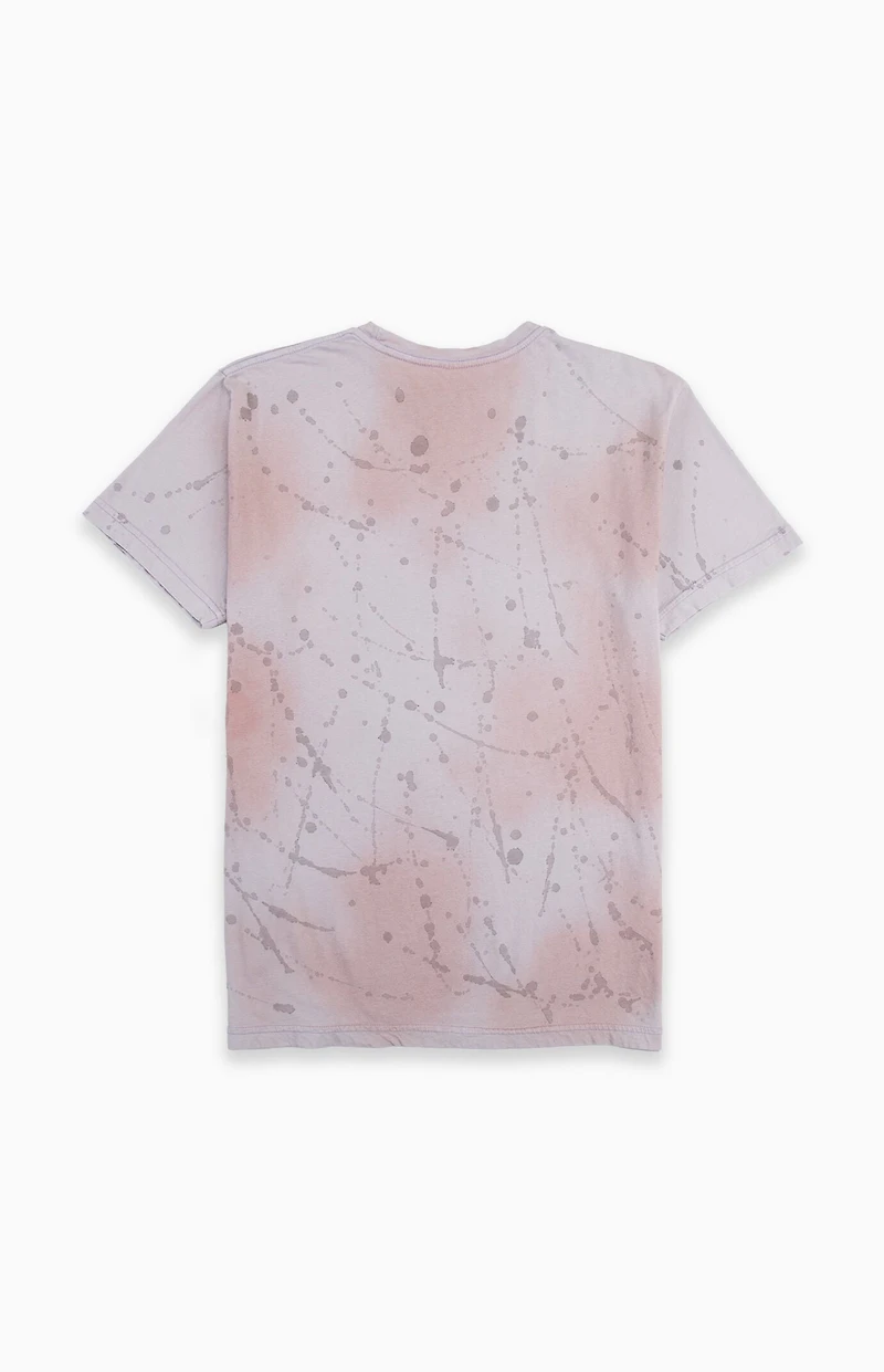 LOST Chaos Pink Cloud Splatter T-Shirt
