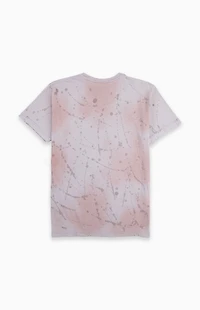 LOST Chaos Pink Cloud Splatter T-Shirt