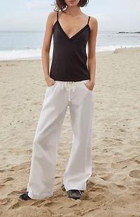 John Galt Heart Print Amara Tank Top