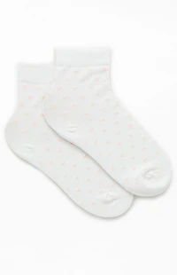 John Galt White & Pink Heart Socks