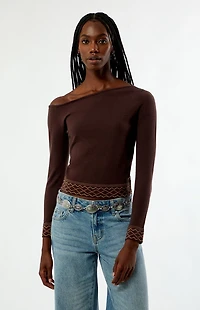 Your Favorite Clarity Off-The-Shoulder Sweater