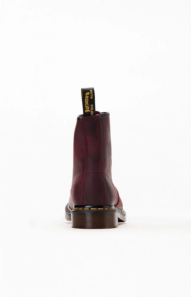 Dr Martens 1460 Cherry Red Crazy Horse Leather Boots