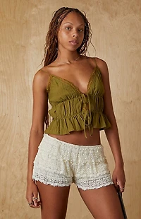 Your Favorite Tiered Lace Shorts