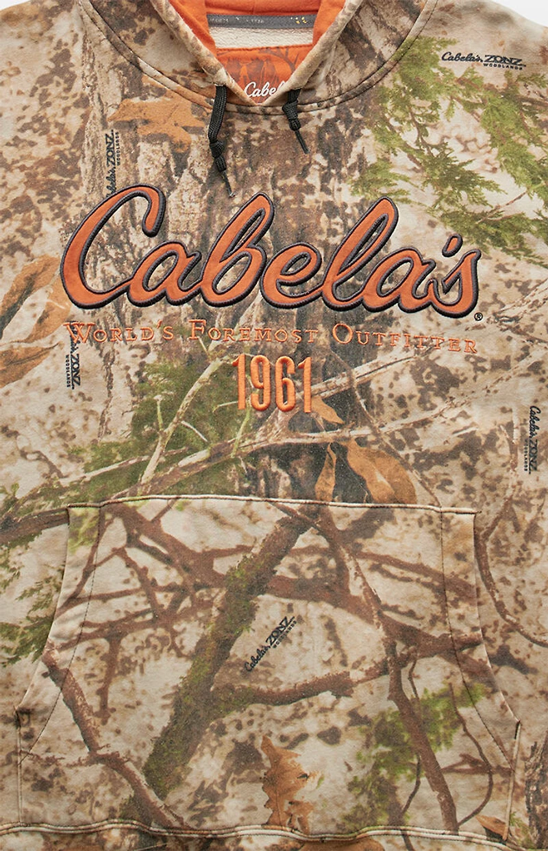 PS VINTAGE 2000s Cabela's Camo Pullover Hoodie