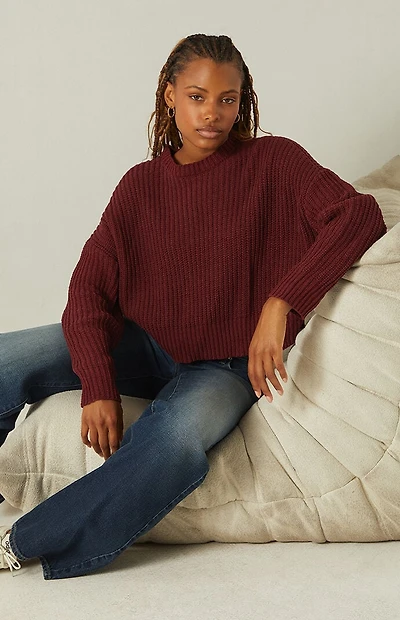 Your Favorite Finley Ribbed Crew Neck Sweater