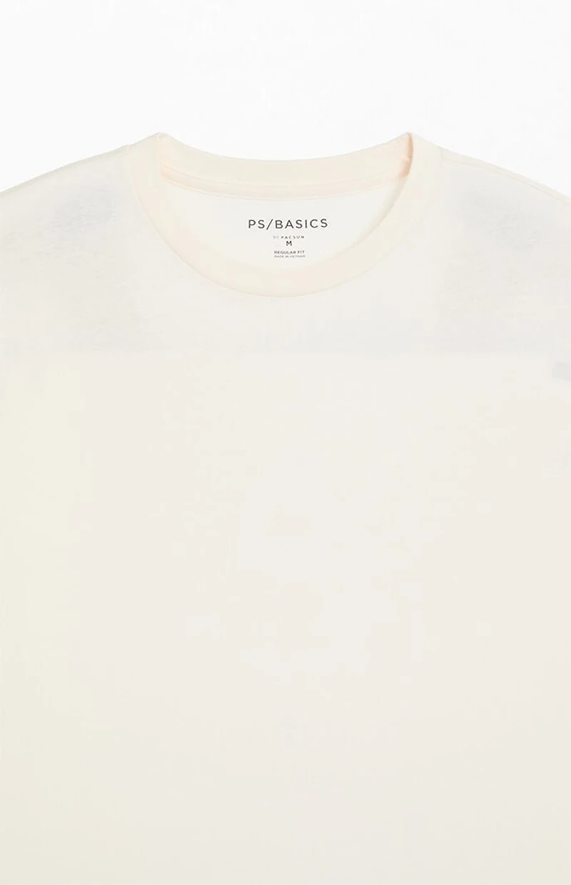 PS Basics Tan Basic Reece T-Shirt
