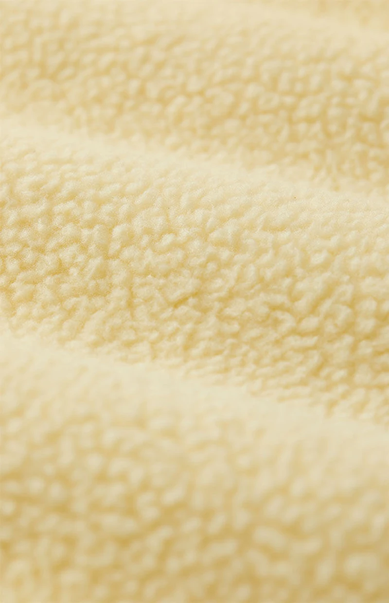 Fear of God ESSENTIALS Garden Yellow Polar Fleece Hoodie