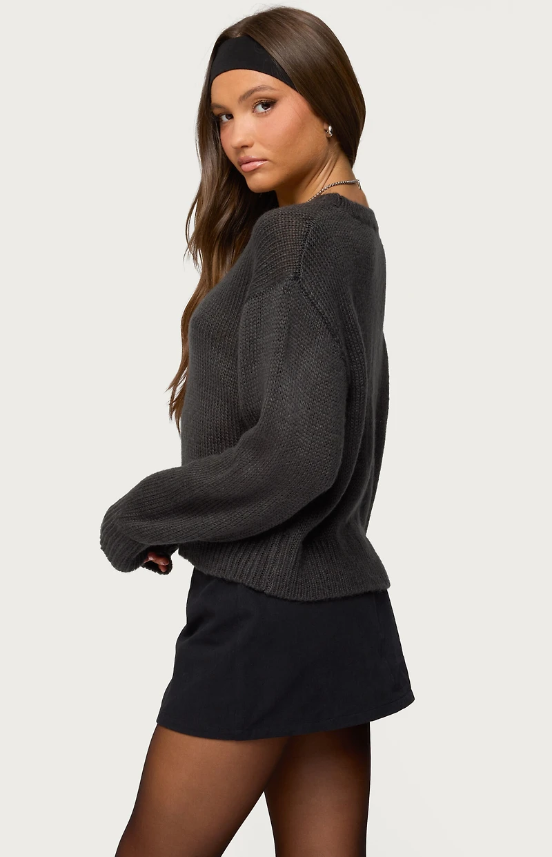 Edikted Kyrah Oversized Knit Sweater