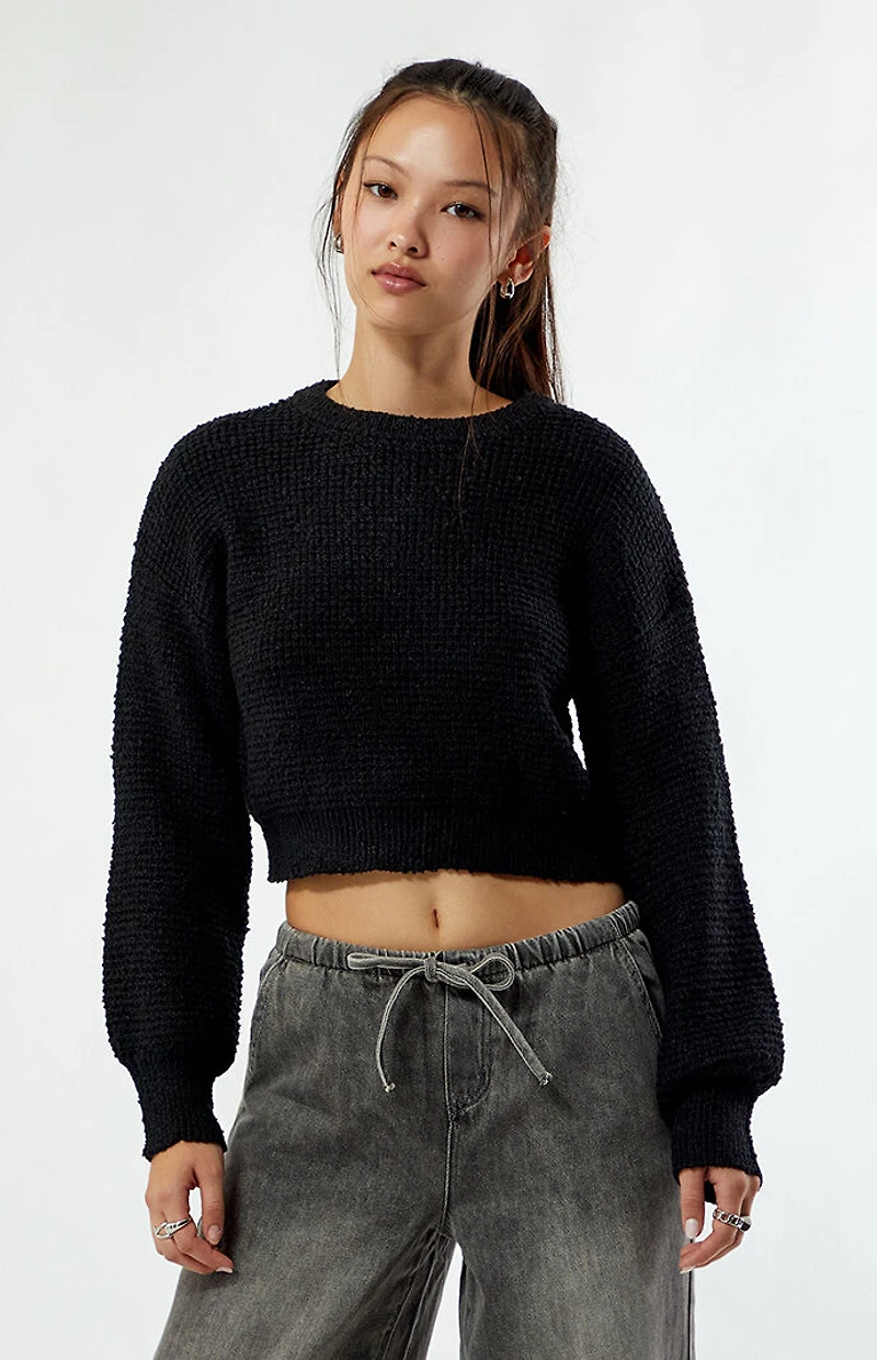 LA Hearts Snug Waffle Knit Sweater