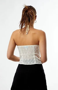 Your Favorite Clover Tie Front Tank Top