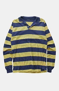 PS VINTAGE '90s Striped Navy Polo Top