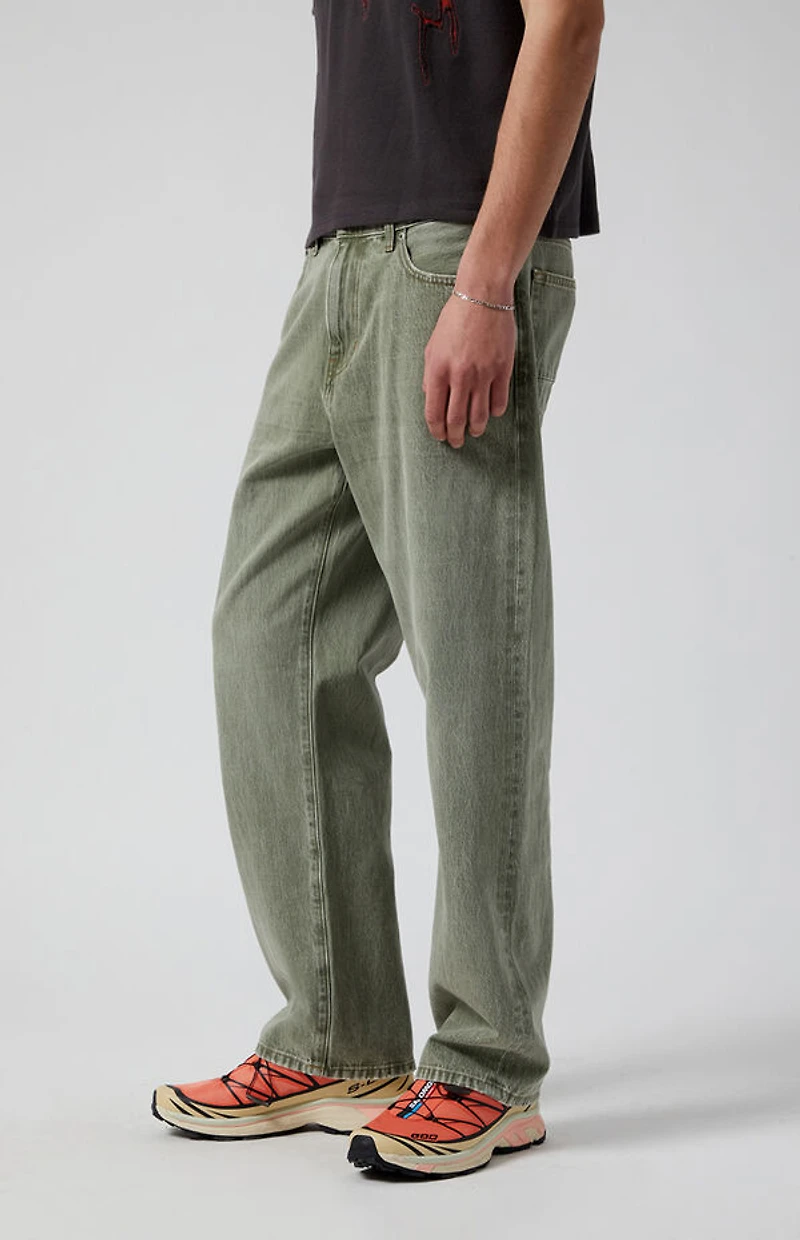 Pacsun Dylan Baggy Jeans Overdyed Olive