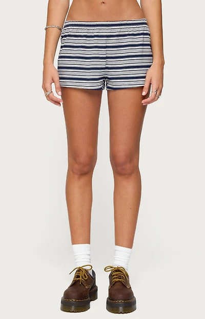 Edikted Glennon Striped Shorts
