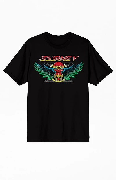 Journey Vintage Scarab and Album Stacks T-Shirt
