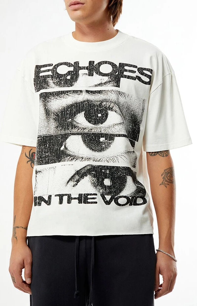 Pacsun Echoes Cropped T-Shirt