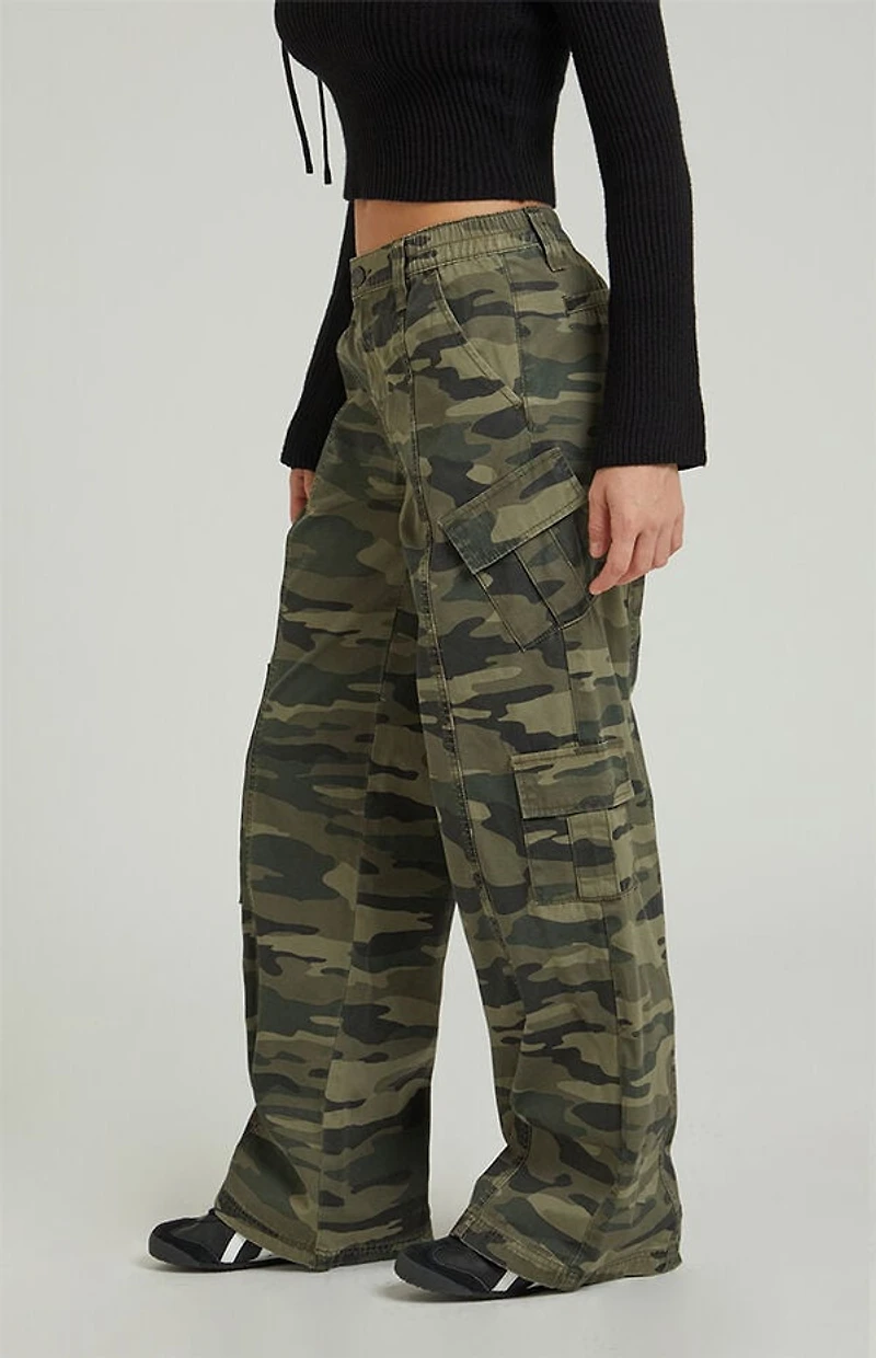 Pacsun Camouflage Lightweight Low Rise Baggy Pants