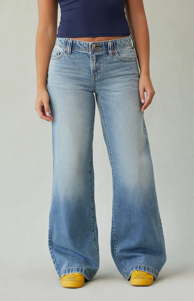 Pacsun Casey Low Rise Baggy Jeans Lighter Blue