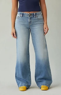 Pacsun Casey Low Rise Baggy Jeans Lighter Blue