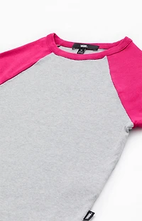 Vans Kids Heather Grey Clare Raglan T-Shirt