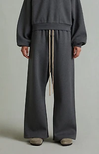 Fear of God ESSENTIALS Women's Charcoal Heather Lounge Fleece Baggy Sweatpants
