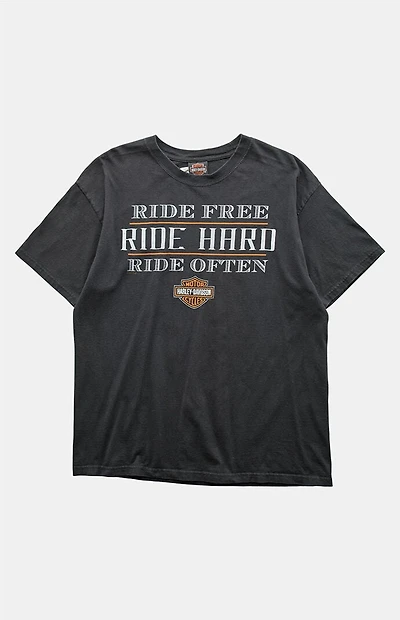 PS VINTAGE 2000s Black Harley Davidson Graphic T-Shirt