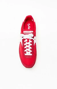 Saucony Red & White Trainer 80 Sneakers